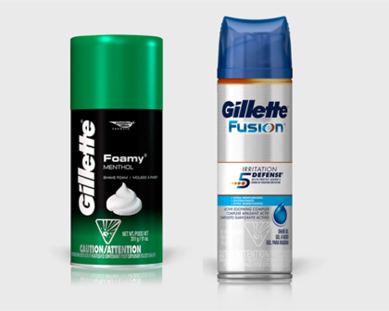 Gillette Shaving Range